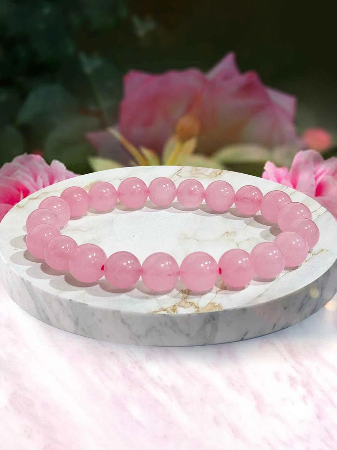 Rose Quartz 8mm AAA Bracelet