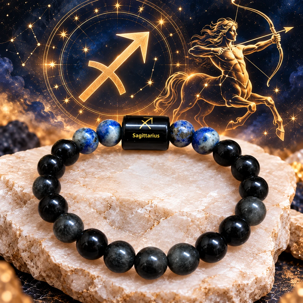 Sagittarius Zodiac Bracelet 8mm