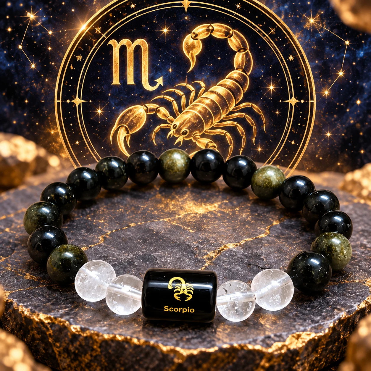 Scorpio Zodiac Bracelet 8mm