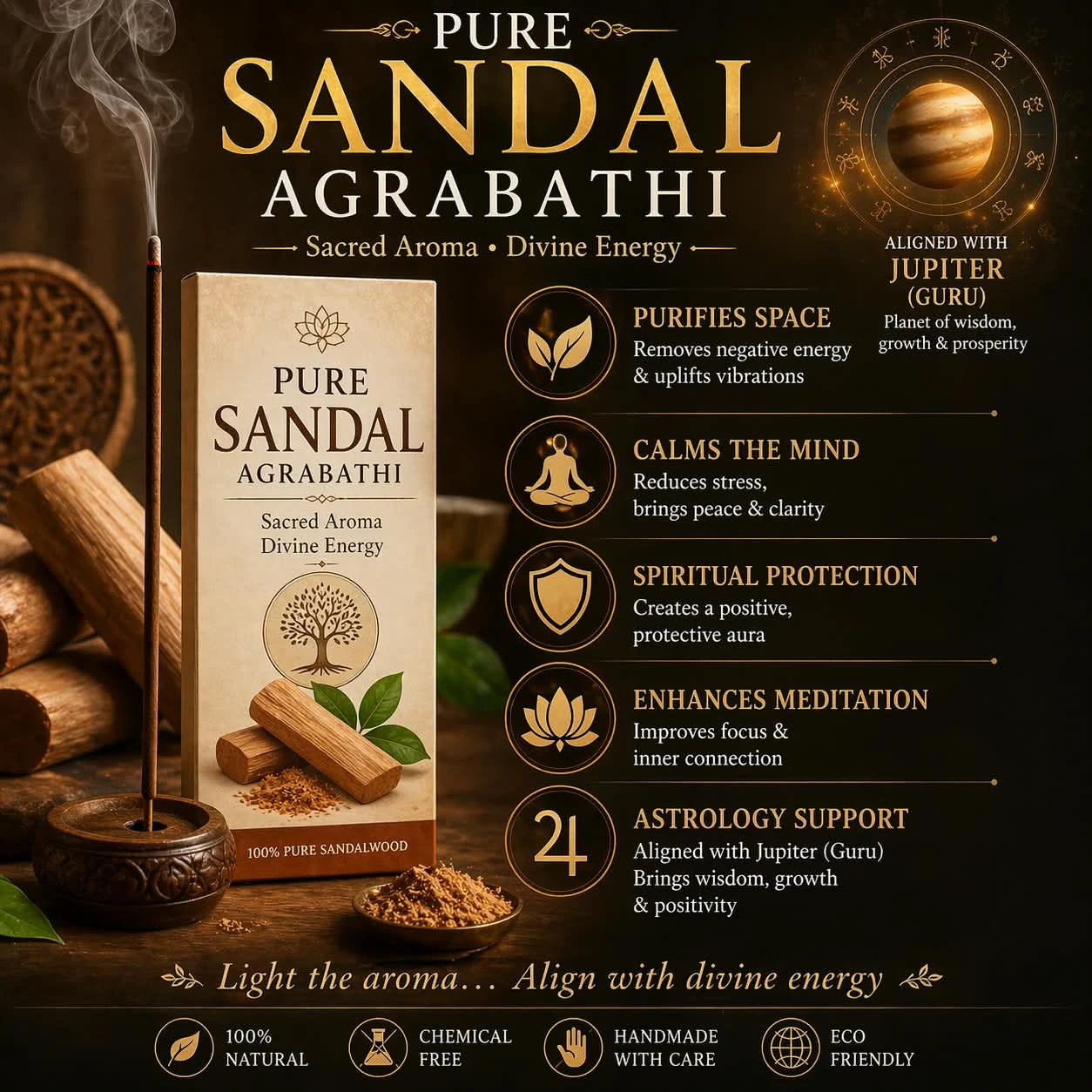 Pure Sandal Agarbathi