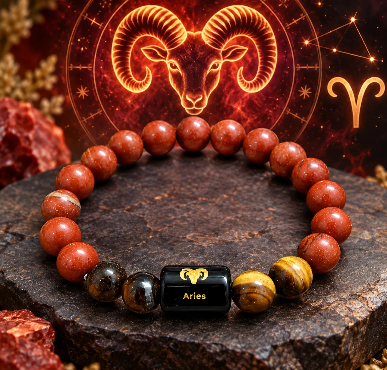 Aries Zodiac Bracelet – 8mm